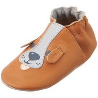 Robeez Sweety Dog Krippenschuh, Camel, 22 EU