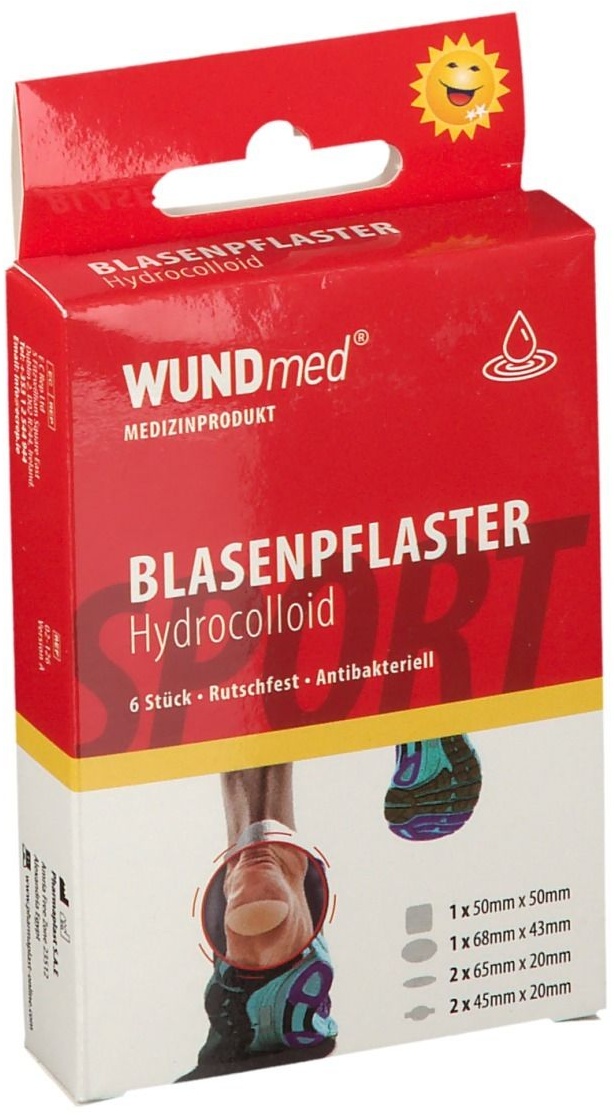 WUNDmed® Transparente Blasenpflaster Hydrocolloid