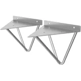ML-Design Regalhalterung 2 Stück 160 mm 3,0 x 4,0 cm