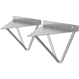 ML-Design Regalhalterung 2 Stück 160 mm 3,0 x 4,0 cm