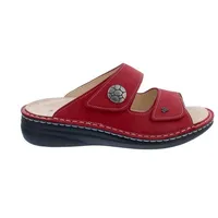 Finn Comfort Finn Comfort Moorea Pantolette, Finn Mellow, Kennedy (Nubukleder), Red Pantolette rot 42 EU