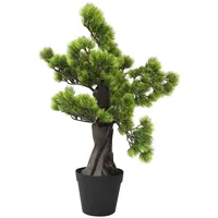 VidaXL Künstlicher Bonsai Pinus mit Topf 60 cm Grün