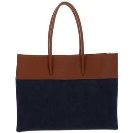 Coccinelle Handtasche Myrtha Denim Handbag Blue Denim / Cognac