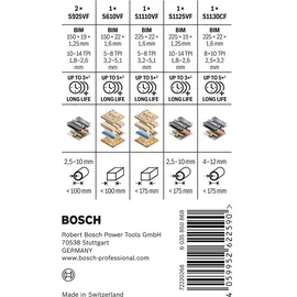 Bosch PRO Demolition Säbelsägeblatt Set 6-tlg.