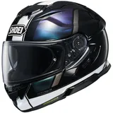 Shoei GT-Air 3 Scenario, Integralhelm - Schwarz/Weiß/Lila/Grün - XS