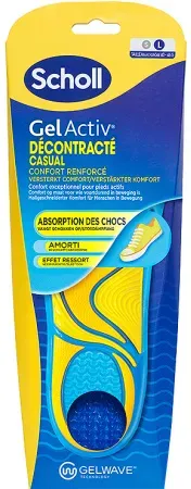 Scholl Casual Gel Active Einlegesohlen Größe L 40-46,5 1 Paar