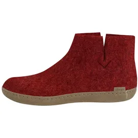 Glerups Hüttenschuhe Rot 47