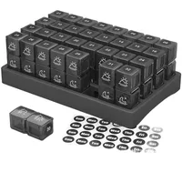 CNANRNANC Monatliche Pillendose, 32 Fächer, Medikamenten-Organizer-Box für 31 Tage morgens abends Medikamente, Polypropylen-Konstruktion, leicht, tragbares Design (C)