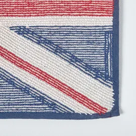 Homescapes Badematte Union Jack Blau/Weiß 45 x 75 cm
