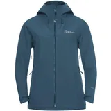 Jack Wolfskin Damen Highest Peak 3l Jacke (Größe M, blau)