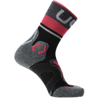 UYN Trekking One Merino Lange Socken - Black / Pink - EU 35-36