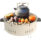 Tragbarer Holzkohlegrill, Tischgrill, Outdoor-grill, Holzkohle-smoker Fürs Camping
