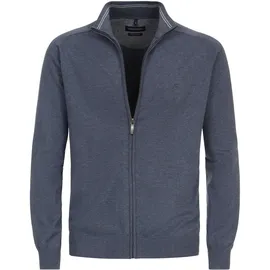 CasaModa Strickjacke Basic in blau XL