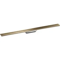 hansgrohe Drain Duschrinne 42523140 1000mm, Fertigset, frei im Raum, brushed bronze