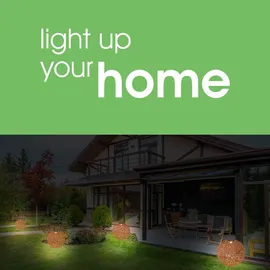 bmf-versand Solarleuchte Garten Solarlampe 2er Set Außen Kugel 28 cm LED Außenlampe Rost