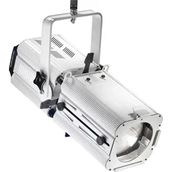 200 Watt Profile Bühnenlicht, warmes Licht, Metallgehäuse Weiß (Spot 200)