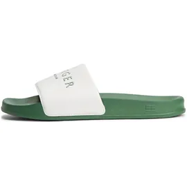 Tommy Hilfiger HILIFGER NEOPRENE POOL SLIDE Ivory/Grün 44