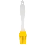 Msagkah Silikon Backpinsel, Silikon Öl Butter Pinsel, hitzebeständiger Pinsel für BBQ, Grill, Backen, Kochen (Gelb)