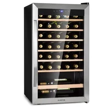 Klarstein Vinamour 32 Uno Weinkühlschrank 1 Zone 95 L / 36 Flaschen 4-18°C Touch