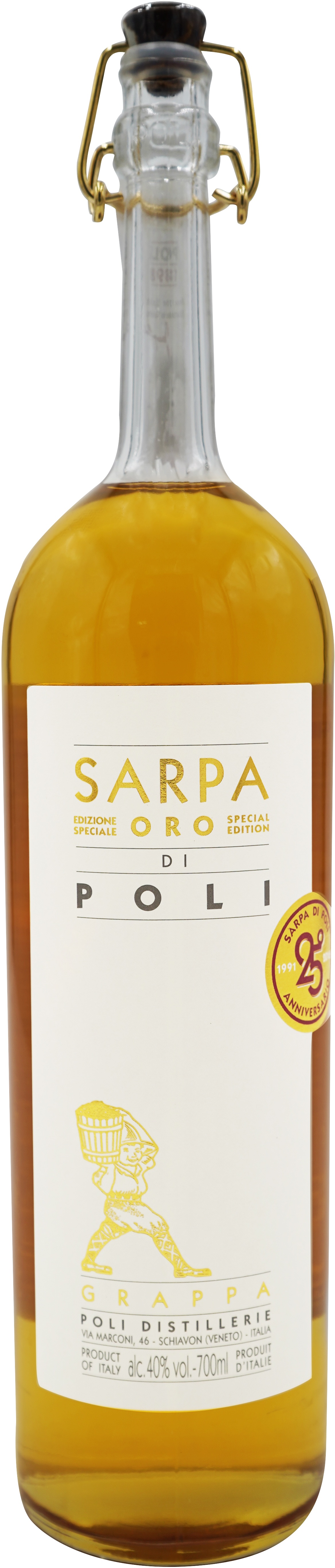 Grappa Sarpa d'Oro di Poli