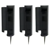 Novatool Steckdosenturm 2-fach Anthrazit 3 St.