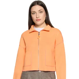 Cartoon Strickjacke orange/pink 38