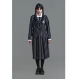 Chaks Wednesday Schuluniform schwarz-grau für Frauen Größe: S