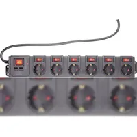 Renkforce Steckdosenleiste 1,50 m Schwarz 1 St.