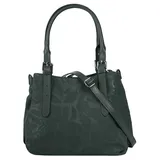 Samantha look Handtasche echt Leder, Damen, 021690 Made in Italy