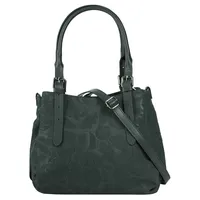 Samantha look Handtasche echt Leder, Damen, 021690 Made in Italy