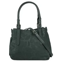 Samantha look Handtasche echt Leder, Damen, 021690 Made in Italy