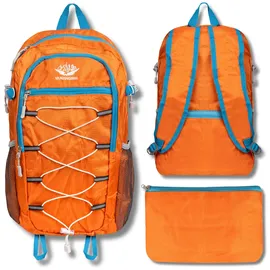 krumad Wanderrucksack 25L Faltbar Orange
