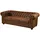 Massivmoebel24 Sofa 203x86x72 braun Chesterfield