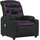 vidaXL Massagesessel 147 x 80,5 x 80 cm Schwarz Kunstleder mit Fernbedienung