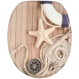 Sanilo Maritime, Hochwertiger und Stabiler Toilettendeckel aus Holz