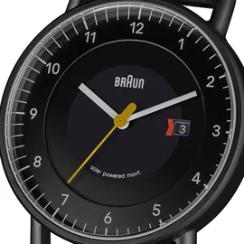 Braun 3-Zeiger-Herrenuhr: Solarbetriebene Quarz-Datumsanzeige im eleganten Desig