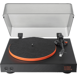 JBL Spinner Bluetooth Plattenspieler, Black Orange