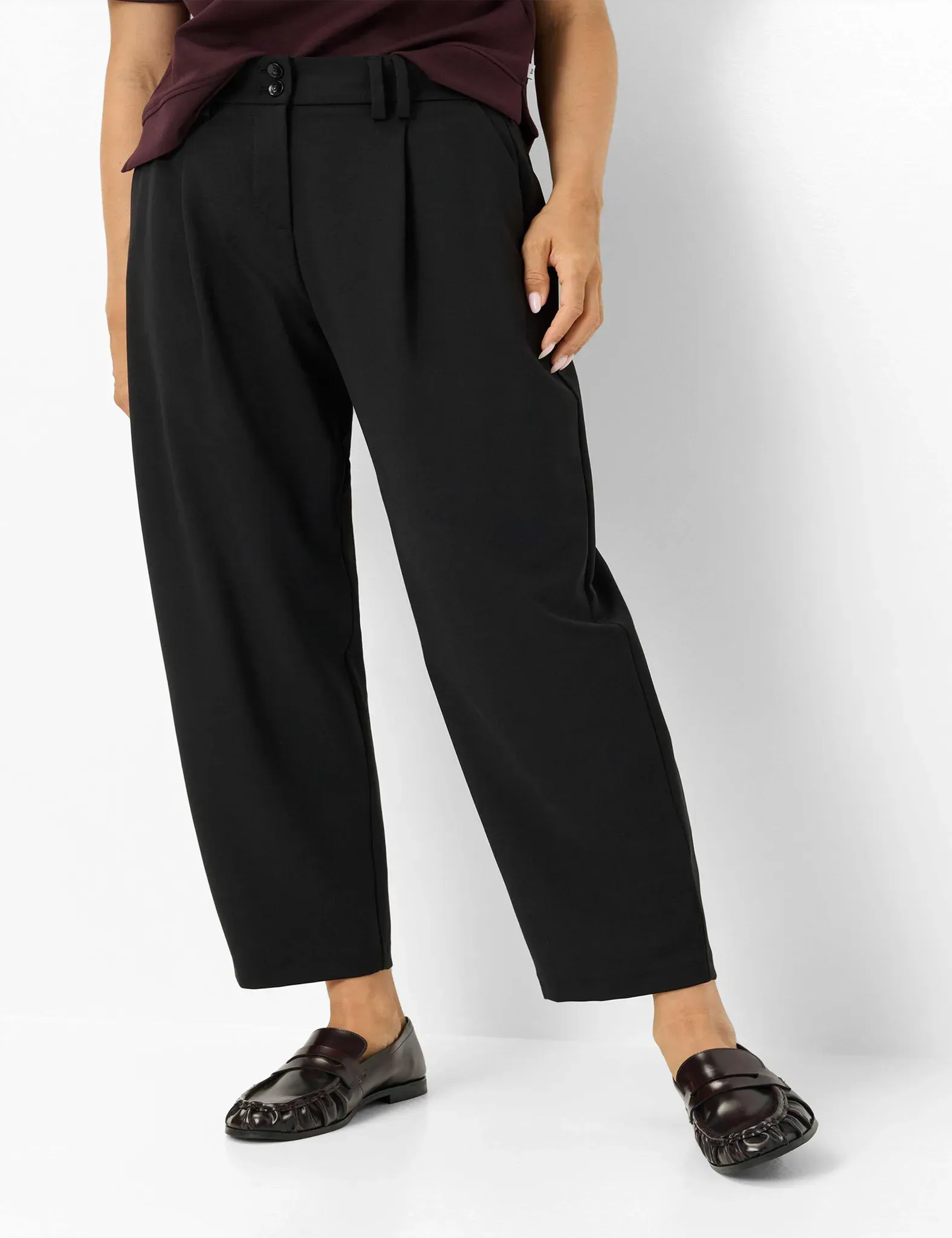 Brax Damen Hose Style MEGAN S BLACK, schwarz, Gr. 40K