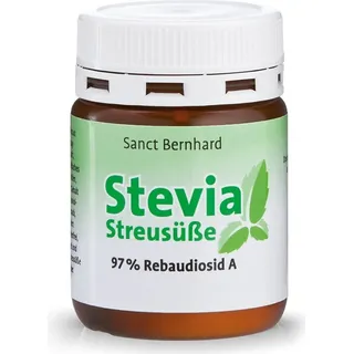 Kräuterhaus Sanct Bernhard Stevia-Streusüße 97% Rebaudiosid A - 50 g