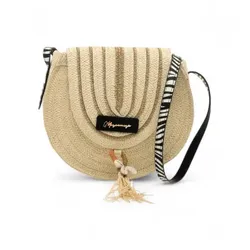 Mariamare für Damen. ADINA Adina beige Umhängetasche (OSFA), Lässig, Synthetisch