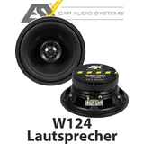 ESX QXE120 W124 - 12cm Koax Lautsprecher | ideal für Mercedes Benz W124