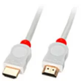 Lindy HDMI Anschlusskabel HDMI-A Stecker, HDMI-A Stecker 3.00m Weiß 41413 4K UHD, Rund, UL-zertifiz