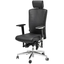Haider Bioswing Bürodrehstuhl 560 IQ Leder m. NS Sofort Lieferbar