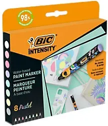 BIC Permanenter Lackmarker Gemischt Mittelere Spitze Kegelförmig 2,3 mm 8 Stück