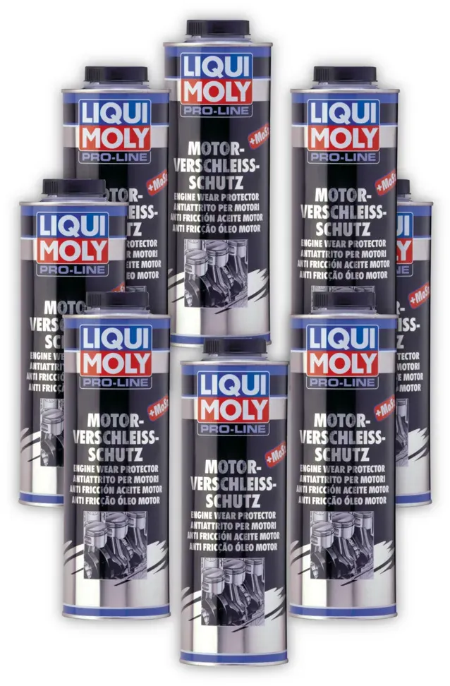 8x 1L LIQUI MOLY 5197 Additiv Pro-Line Motor-Verschleiß-Schutz Motoröl-Zusatz