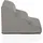 hjh living PAWY STEP 3 Hunderampe 3 Stufen Grau
