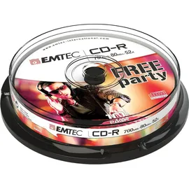 Emtec 10 x CD-R 10 x), Optischer Datenträger