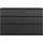 Burgbad Lin20 Waschtischunterschrank inklusive Konsolenplatte, Beckenausschnitt rechts, 6 Auszüge, 1402x487x900mm, SGIG140RF5381, Farbe: Dunkelgrau Matt