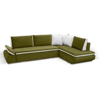 JVmoebel Ecksofa, Sofa Schlafsofa Designer Sofa mit Bettfunktion + Bettkasten Ecksofa grün