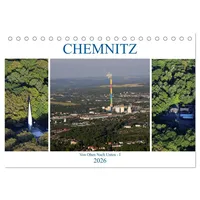 Calvendo Chemnitz - Von Oben Nach Unten (Tischkalender 2026